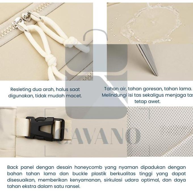 KAIRI Travel Backpack Tas 38L Ransel Pria Traveling Multifungsi Backpack Waterproof Cowok Tas Ransel