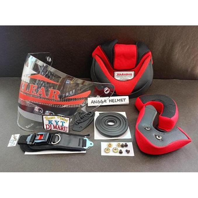 PAKET SPAREPART HELM KYT 2VISION // KYT X ROCKET // KYT SCORPION KING // KYT VISTA // KYT DJ MARU //