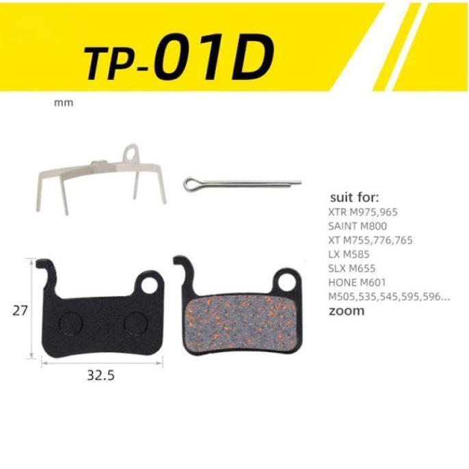 Murah Toopre TP-01D Kampas Rem Brake Pad Shimano XTR M975 Saint XT SLX Hone Non COD