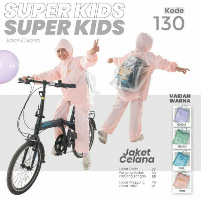 Jas Hujan Anak Plevia /Plevia Jas Hujan Anak 7-12 tahun
