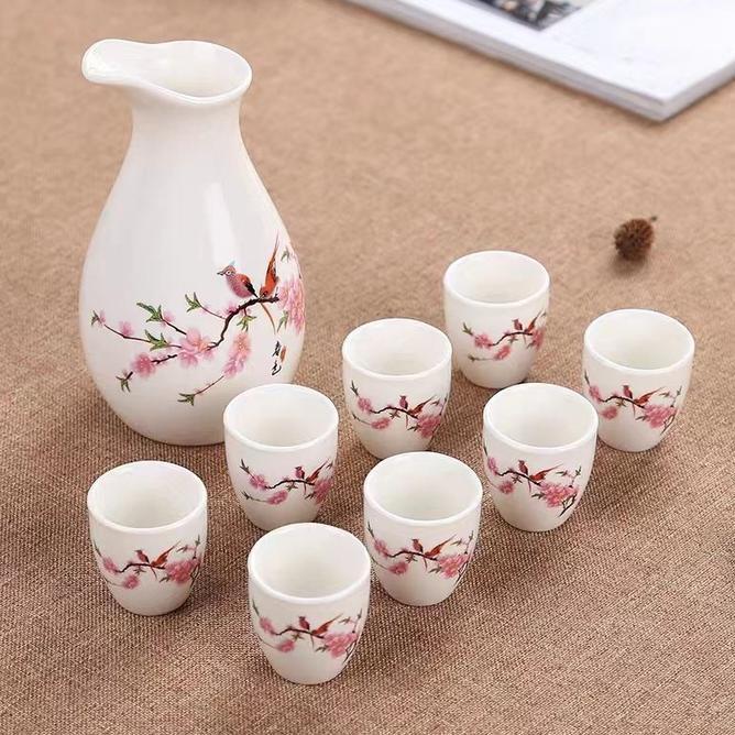 7Pcsset Teko Cangkir Set Keramik Japanese Teapot Set Teko Keramik Set Cangkir