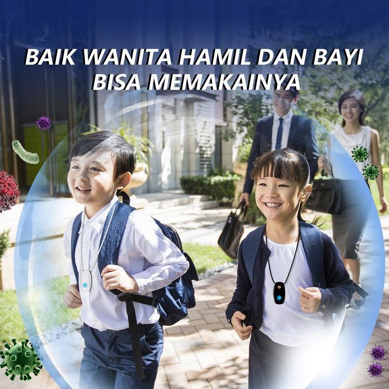 HOT Jamay Air Purifier Personal Ionizer Portable Purifier Kalung Necklace Ion Negatif Personal Mini 