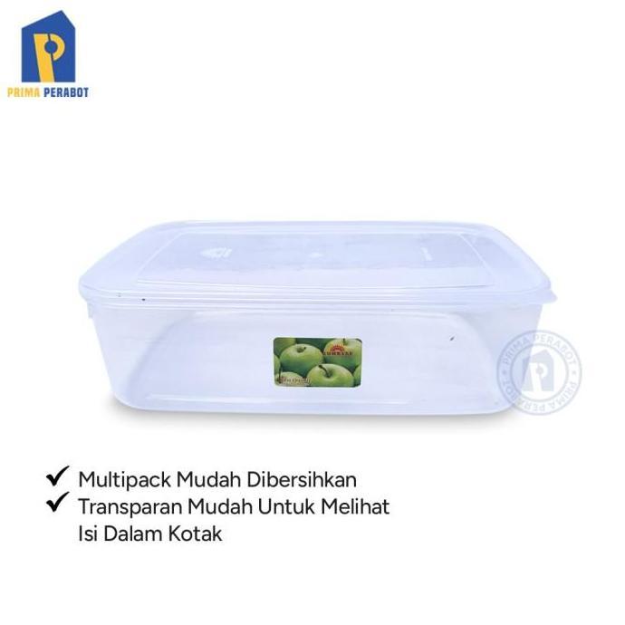 Kotak Plastik Multipack 3500ml / Kotak Penyimpanan Serbaguna Sunrise