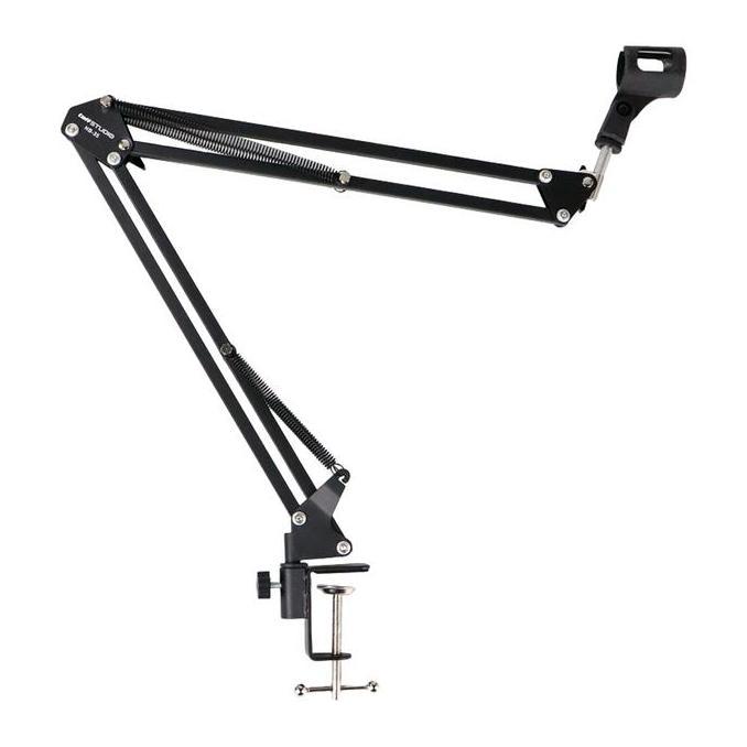 Volwe- Stand Speaker Full Besi Alumunium / Stand Mic Microphone Meja Panjang 72 Cm