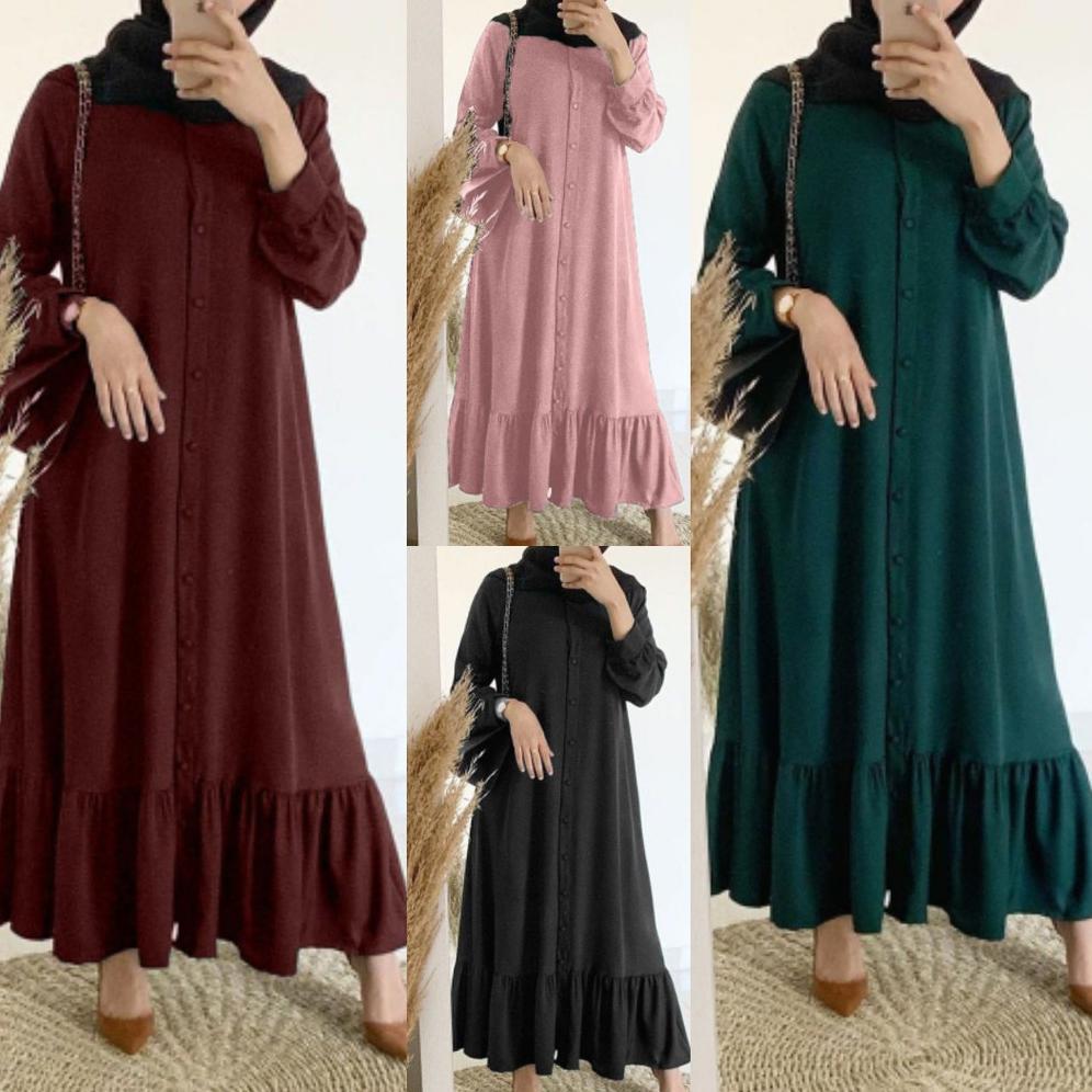 ZASKIYA - BELLA GAMIS BELLA LONG DRESS / GAMIS WANITA MODERN