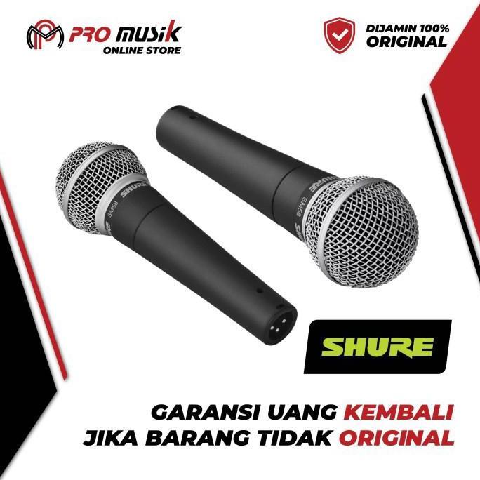 Volwe- Shure Sm58 Sm 58 Lc Sm58-Lc Dynamic Microphone Kabel Original