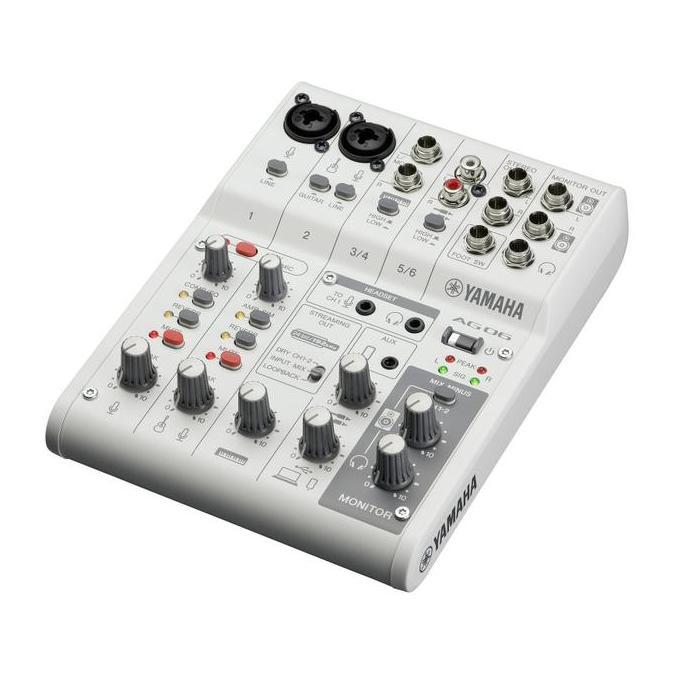 Volwe- Yamaha Ag06 Mk2 Mk Ii Ag06Mk2 Ag06Mkii 6-Channel Live Streaming Loopback Mixer/Usb Interface