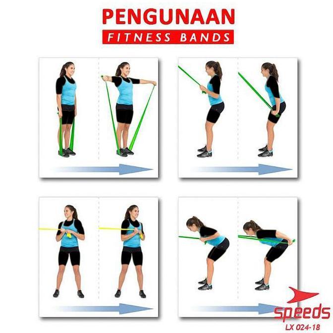 Speeds Fitness Band Resistance Band Pull Up Karet Fitness Karet Pull Up  024-18 Alat Olahraga