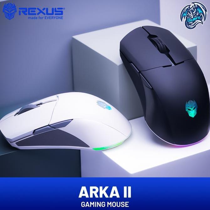BEBAS ONGKIR - Rexus Arka II / Arka 2 RX-107 Wireless Dual Connection Gaming Mouse
