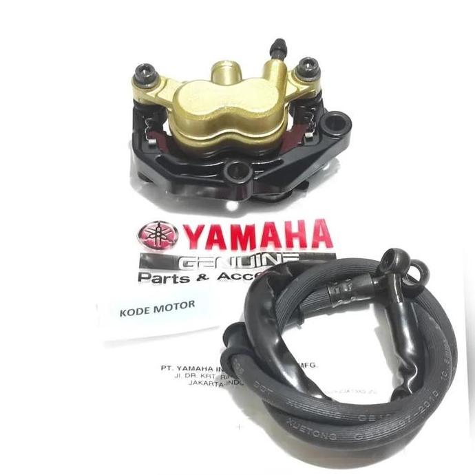 Kaliper Depan + Selang Rem Depan Yamaha Nouvo Lele , Nouvo Z , Crypton Hemat