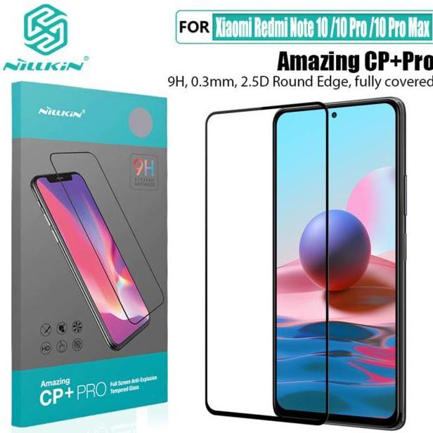 NEW XIAOMI REDMI NOTE 10 5G TEMPERED GLASS ORIGINAL NILLKIN AMAZING CP+PRO