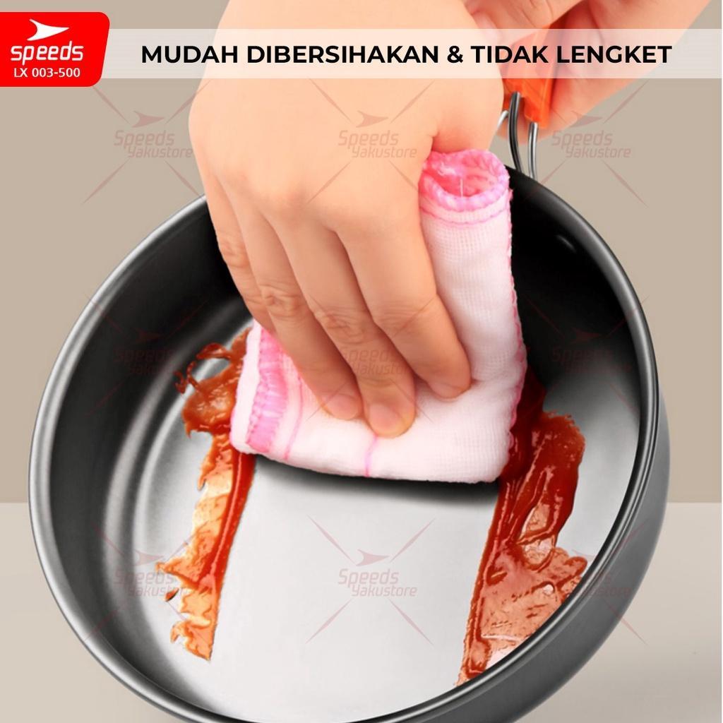 Speeds Alat Masak Camping Set Mini Cooking Cookware Rekreasi Pesta Portable 2-6 Orang Ceret Outdoor 