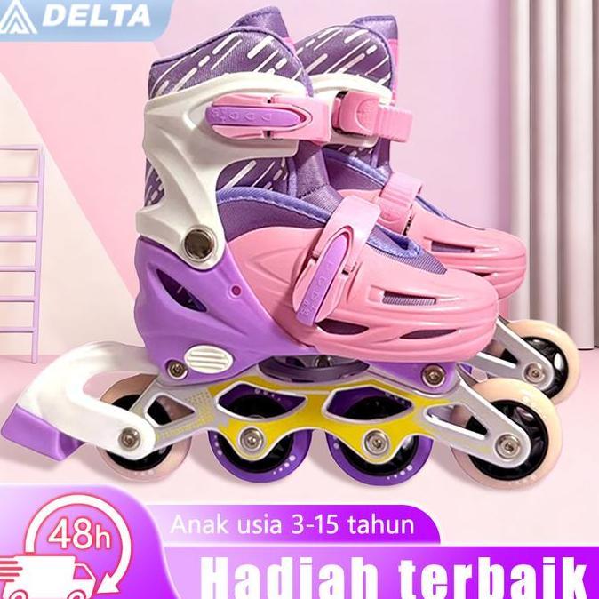 sepatu anak perempuan/sepatu roda anak perempuan/sepatu roda/sepatu roda dewasaa