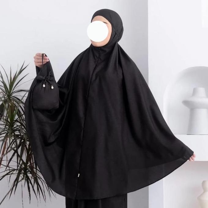 Mukena 2 IN 1  Rayon Jumbo | Mukena Resleting Best Seller Atasan Katun