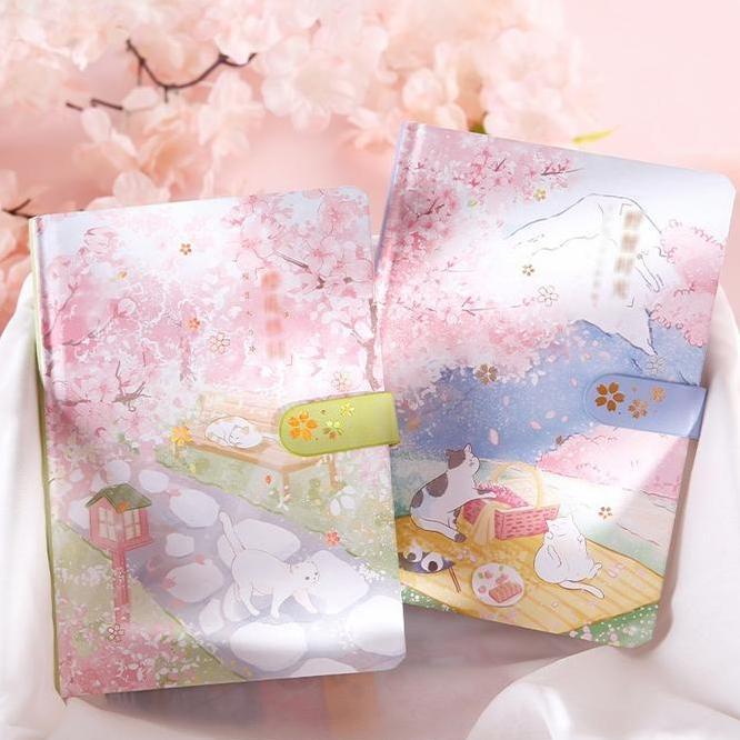 Luy Cat Cute Diary Book Buku Diary Korea Buku Diary Lucu Album Diary Aesthetic Catatan Lucu Notes Bo