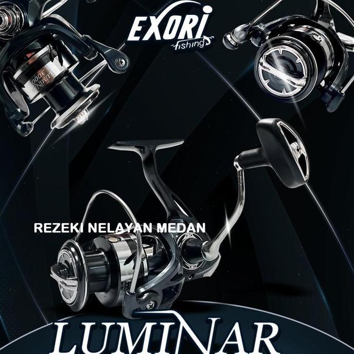 HARGA DISC - Reel EXORI Luminar SW 1000 / 2000 / 3000 / 4000 / 5000 / 6000 | Reel Saltwater Murah Be