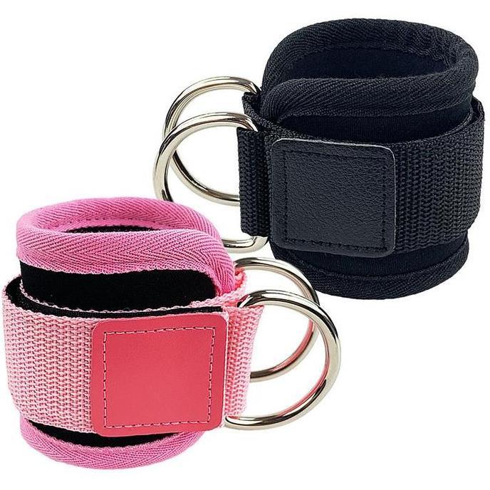 Otwsehat- Angkle Strap Gym Adjustable Ankle Strap Gym Ankle Leg Strap Dengan D-Ring Strap Ankle Gym