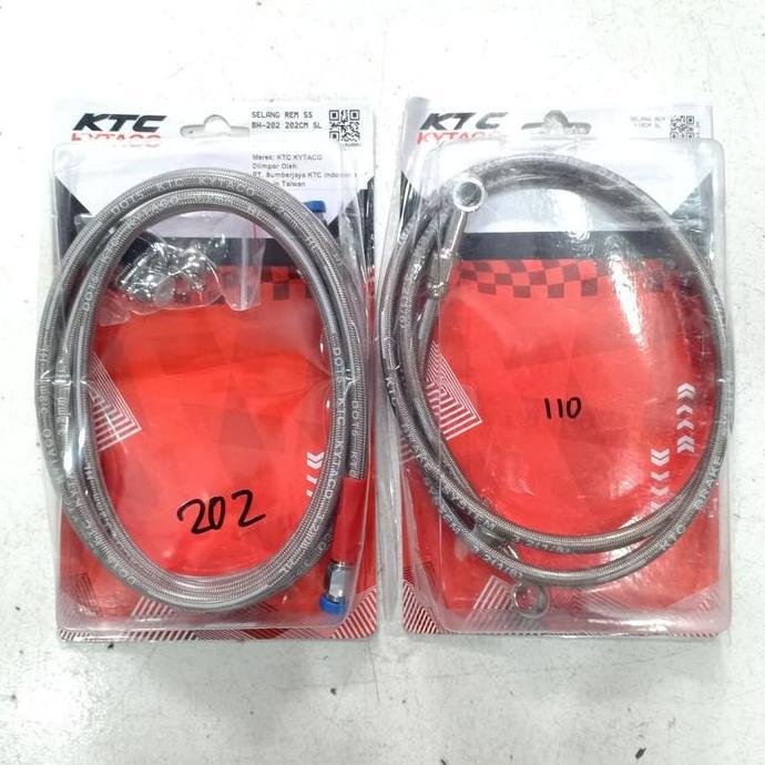 Selang Rem Ktc Set Nmax 155 Non Abs/ Selang Rem Set Nmax Ktc Kytaco Terbaru