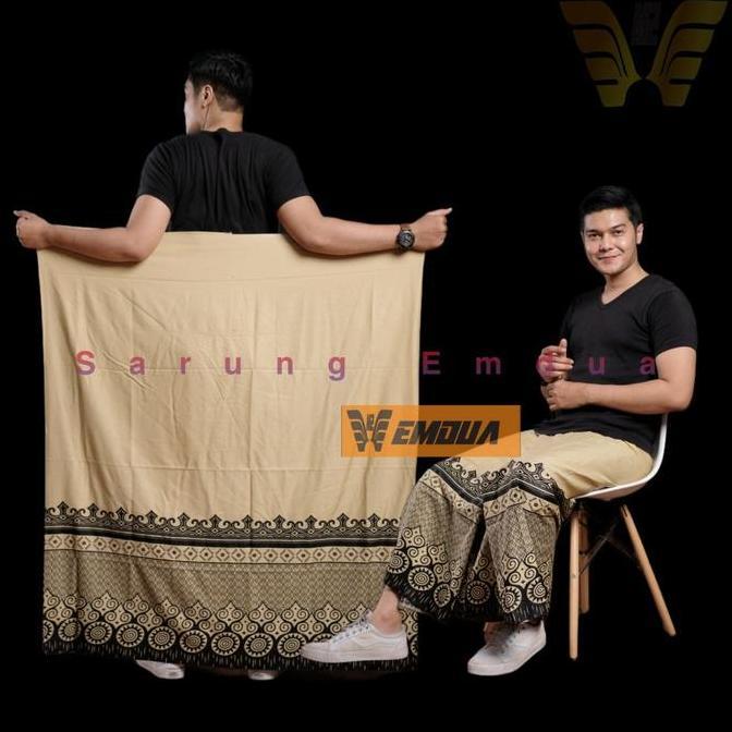 Disiniaja- Sarung Batik Motif Pintu Aceh Sarung Batik Dewasa Santung Primis Gunungan Terbaru Muslim 