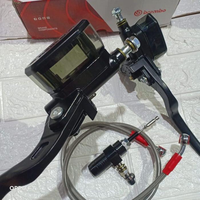 Master Rem Hidrolik Brembo Set Stut Kopling Selang 90 Cm Clutch Pump Handle Kopling Set Universal Kl