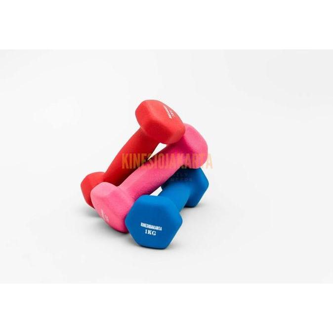 Otwsehat- Dumbell 1Kg Kinesiojakarta Dumbell / Barbell Neoprene Barbel Vinyl 1Kg