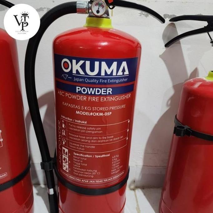 OKUMA - 04P POWDER 4KG TABUNG ALAT PEMADAM API RINGAN APAR KEBAKARAN