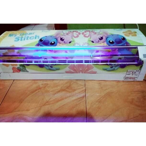 Kipas angin model ac dengan karakter fuel dan led