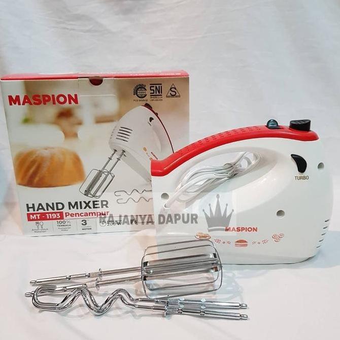 Mixer hand maspion MT 1193 - mixer tangan maspion - hand mixer -
