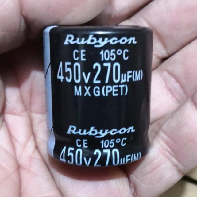 270Uf 450V Rubycon Mxg Electrolytic Capacitor - Elco 220Uf 400V 500V Best Quality