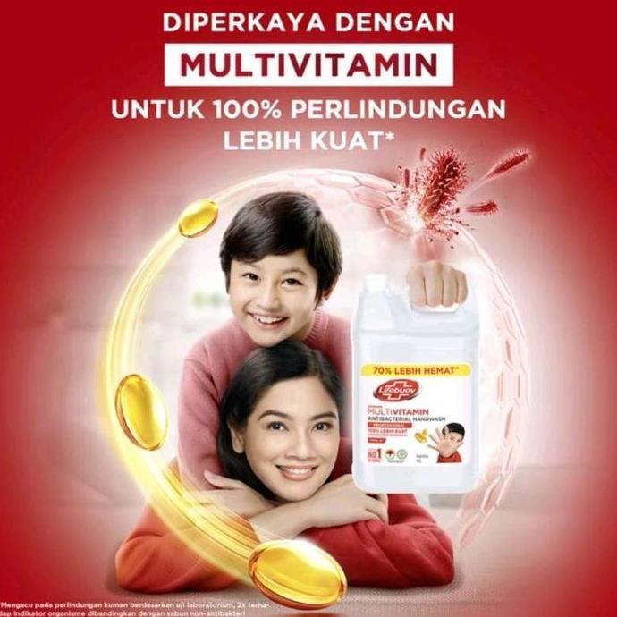 Bytwx- Lifebuoy Professional Hand Wash Sabun Cuci Tangan 4 Liter Jerigen Anti Bakteri & Multivitamin