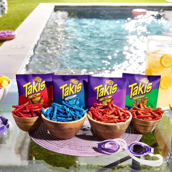 Takis Rolled Tortilla Chips Snack Makanan Ringan Keripik Jagung Pedas HS