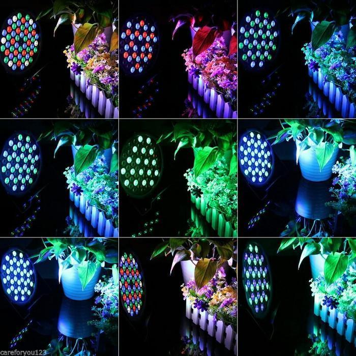 Lampu Par Led 54X3Watt Rgbw 2Line / Lampu Disco / Lampu Panggung Baru