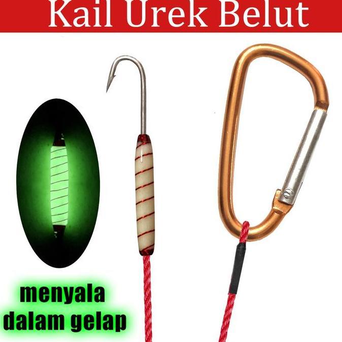 FINESSE Mata Kail Urek Belut Batang Panjang Tajam dan Terpercaya Reel Pancing