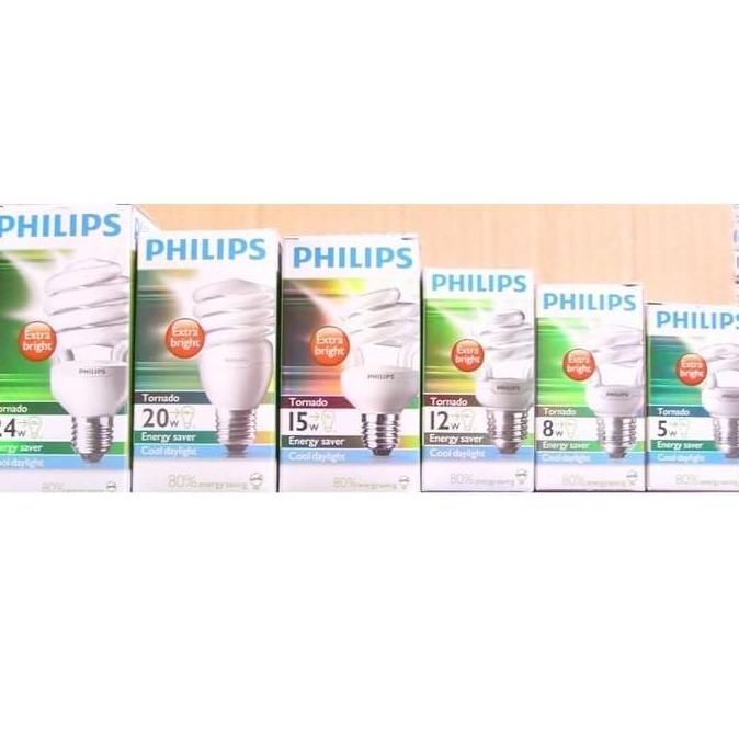 Bohlam PHILIPS TORNADO Lampu PHILIPS TORNADO / Lampu ULIR