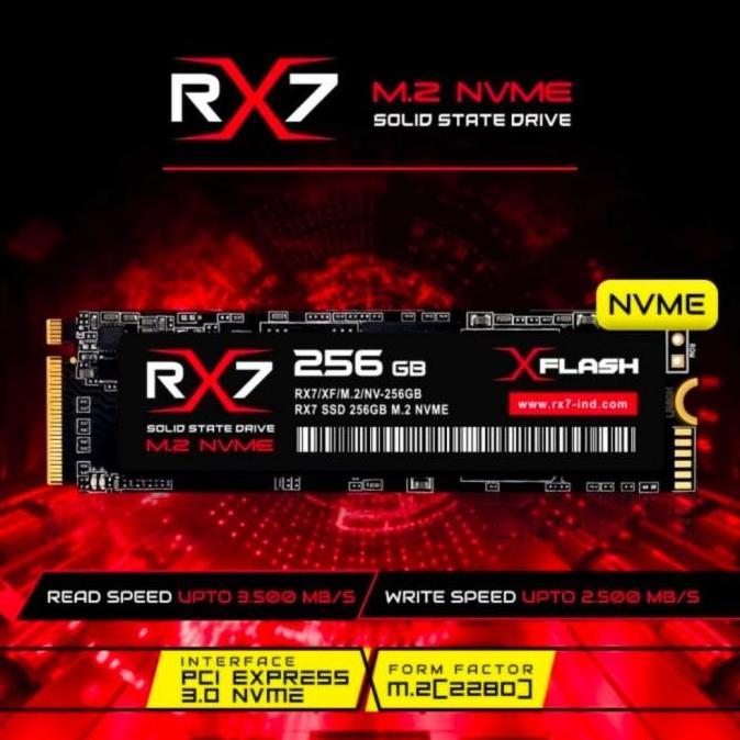 SSD M2 NVME 256GB RX7 GARANSI 3THN