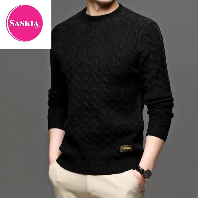 NEW kaos sweater rajut  premium tebal kable pria&wanita [terbaik][terlaris]