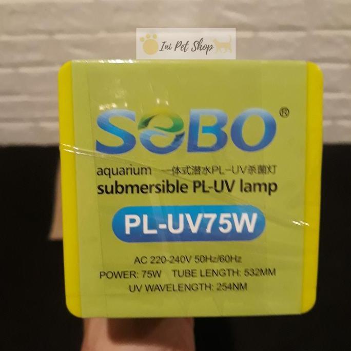 LAMPU UV KOLAM IKAN SOBO PL UV 75 WATT