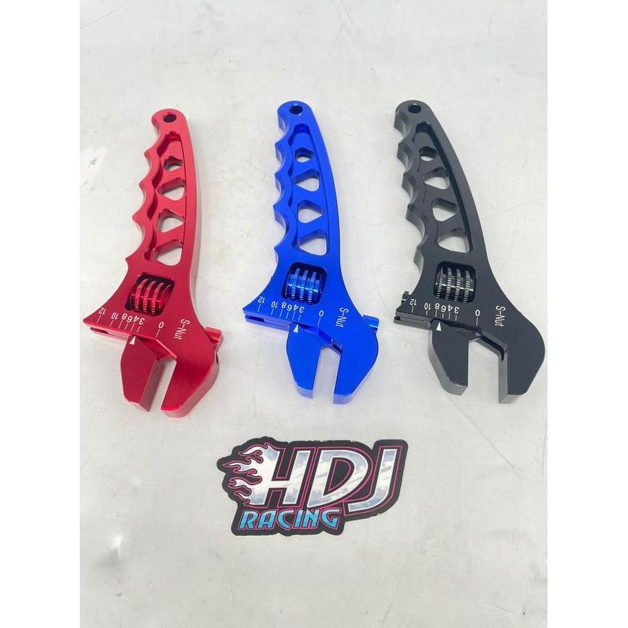 Kunci Inggris An3 - An12 Almunium Untuk Fitting Nepel Selang Rem & Radiator Harga Spesial