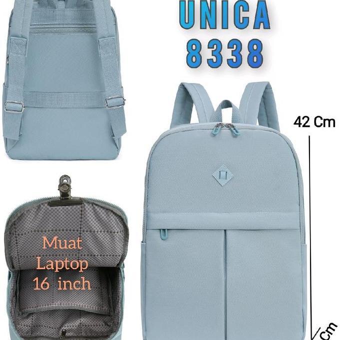 UNICA  8338 Ransel wanita(Muat Laptop 16 inch) Tas wanita