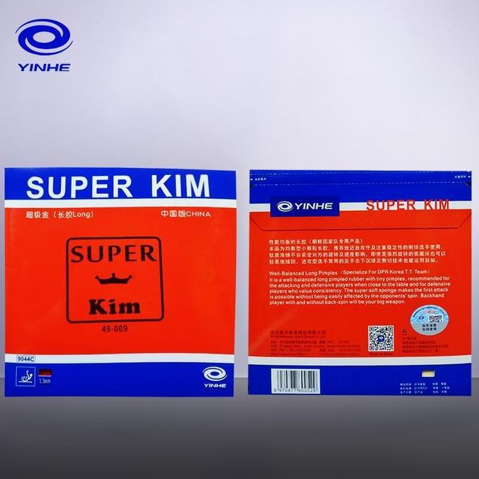Karet Bat Bintik Panjang Yinhe Super Kim Ox Pingpong Bintik Goyang