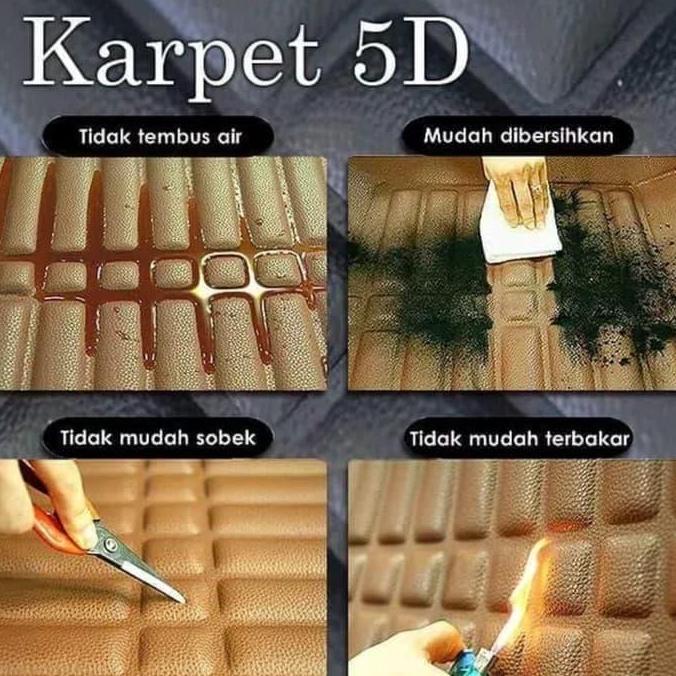 Promo Ready 5D Toyota RUSH Daihatsu Terios 5D Diamond Black Car Mat Karpet Diskon