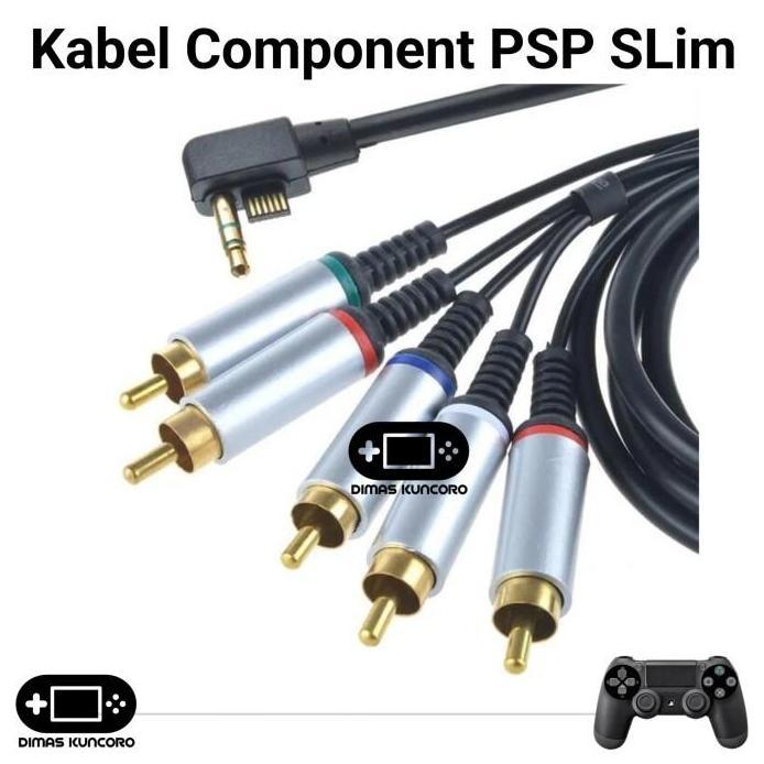 Kabel Component PSP Slim componen tv av seri psp slim 2000 3000