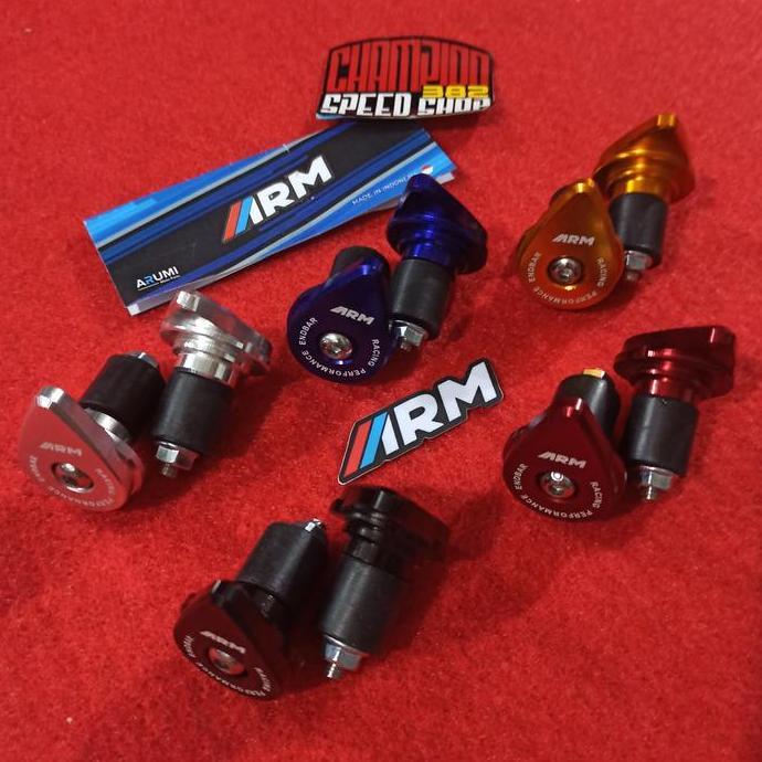 Bar End Jalu Bandul Stang Pipih Arumi ARM All New NMAX 2020 2021 2022