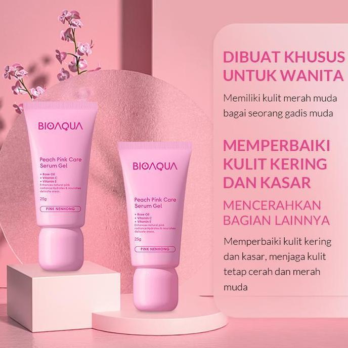 Rexzix- Buhotei Bioaqua Pink Gentle Gel Nenhong Cream,Lip Care Cream,Gentel Adn Skin,Lip Serum,Lipst