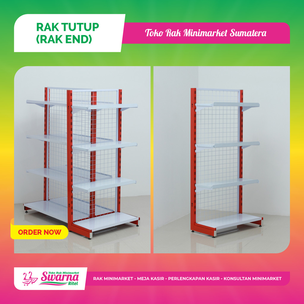 Rak End / Penutup Minimarket Tinggi 150 cm