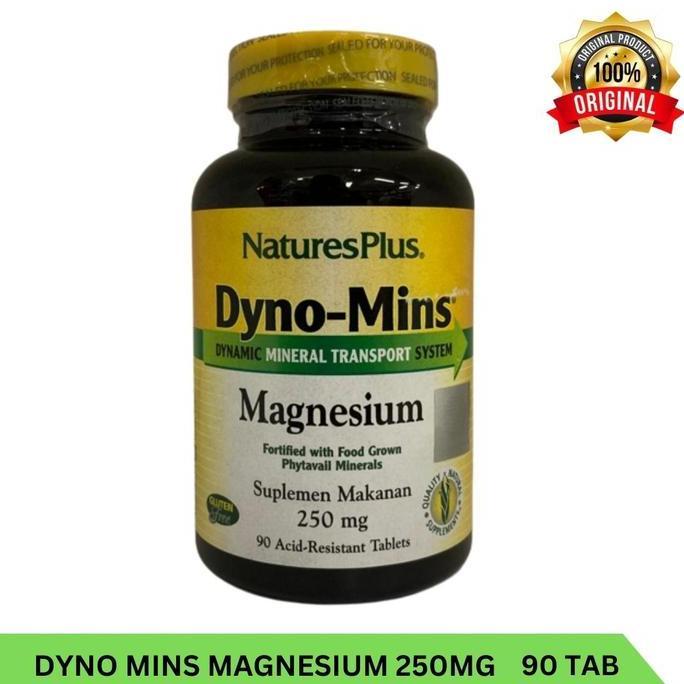 Natures Plus Dyno-Mins Magnesium 90 - Suplementasi Magnesium