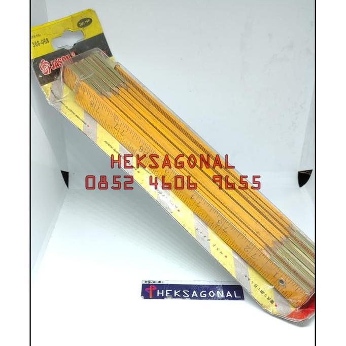 :::::::] Meteran Lipat Penggaris Kayu Sigmat 2 M Ruler BPN