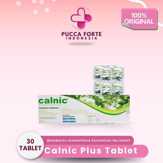 Calnic Plus - Suplemen Makanan Kalsium & Vitamin D3 untuk Ibu Hamil & Anak - 30