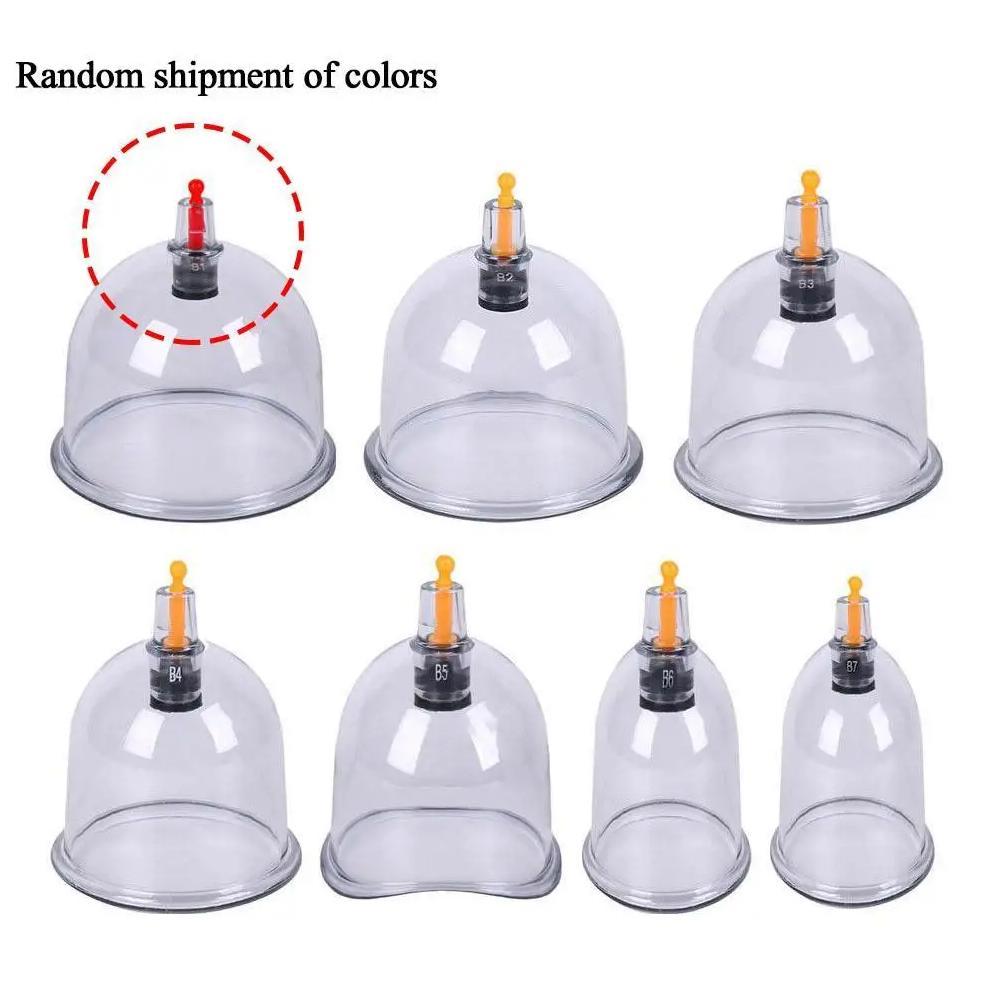 Vacuum Cupping Glasses Vacuum Massage Body Cupping Kit Anti Cellulite Chinese Cupping Body Cup Massa