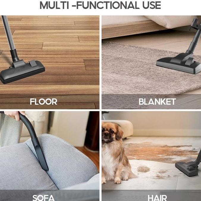 Tritok- Super DealsTixx Vacuum Cleaner 18L Stainless 3In1 Wet And Dry Daya Hisap Kuat 25000Pa Low Wa